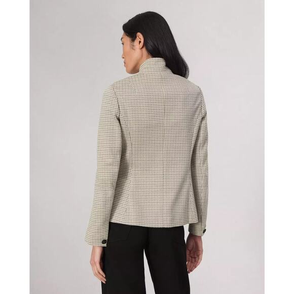 NWT rag & bone Slade Italian Plaid Blazer Size 8 Grey Multi #3E505 - Picture 5 of 13